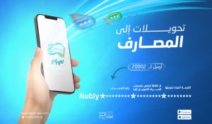 صورة توضيحية لطريقة التحويل بين المصارف LYPAY -SMS